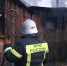 Во время пожара хозпостройки в Юхнове пострадал человек - Знамя