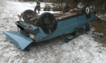 В пригороде Калуги “ВАЗ” опрокинулся в кювет