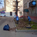 На нескольких улицах Обнинска прошли субботники