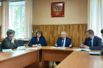 Виктор Бабурин посетил Думиничский район с рабочим визитом