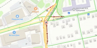 В Калуге пробка собралась на площади Маяковского - Калужский перекрёсток