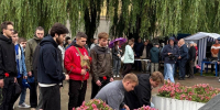 #Молодёжь40 приняла участие в митинге посвященному Дню ветеранов боевых действий - Управление молодежной политики