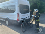 В Калуге пенсионер на микроавтобусе сбил велосипедиста