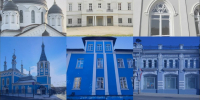 Специалисты по охране памятников собрали флаг России из цветов калужских зданий - Комсомольская Правда