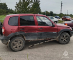 В Козельске столкнулись Renault Logan и Chevrolet Niva