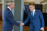 Владислав Шапша встретился с участником программы «Время героев»