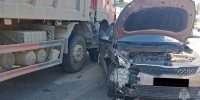 Авария с грузовиком остановила движение во Мстихино - Калужский перекрёсток
