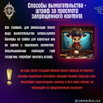 Вымогательство в сети Интернет