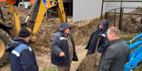 В Малоярославце начали работы на водопроводе на улице Мирной - Калужский перекрёсток