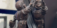 Калуга пополнила коллекцию космонавтиков новой фигуркой - Комсомольская Правда
