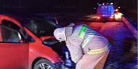 В Думиничском районе KIA стала жертвой гололедицы - Знамя
