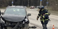 Две автоледи устроили ДТП у заправки - Знамя