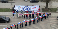 Калужские молодогвардейцы организовали флешмоб в День Героев Отечества - Телерадиокомпания Ника