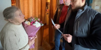 95 лет исполнилось труженице тыла их Ферзиковского округа - Знамя