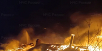 Заброшенный дом сгорел в Калужской области - Калужский перекрёсток