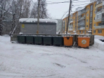 46 контейнерных площадок очистили от снега в Калуге за сутки