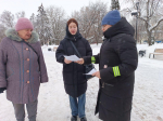 Акция – раздача листовок «Антитеррор: что делать, если…»