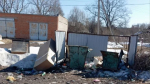 В селе Детчино разваливается мусорная площадка