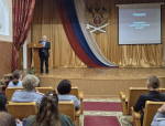 Председатель Общественного совета при УФСИН России по Калужской области прочитал лекцию о профилактике туберкулеза для личного состава ведомства