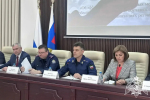 Врио начальника Управления Росгвардии по Калужской области Дмитрий Дандин принял участие в заседании межведомственной рабочей группы по вопросам безопасности детей в образовательных организациях региона