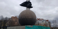 В Калуге начали ремонтировать «шарик» - Калужский перекрёсток