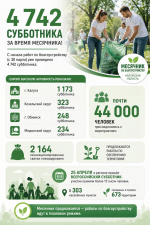 Почти 44 тысячи человек приняли участие в субботниках в Калужской области