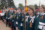 В Калуге врио руководителя регионального управления Росгвардии Дмитрий Дандин принял участие в церемонии возложения цветов к мемориалу Вечный огонь