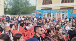 Во дворике краеведческого музея в Калуге показали проект «Останься. Детство»