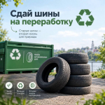 Калужане смогут сдать покрышки на переработку