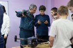 Школьникам показали как беспилотники спасают жизни