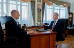 Владислав Шапша провел рабочую встречу с депутатом Государственной Думы РФ Дмитрием Афанасьевым
